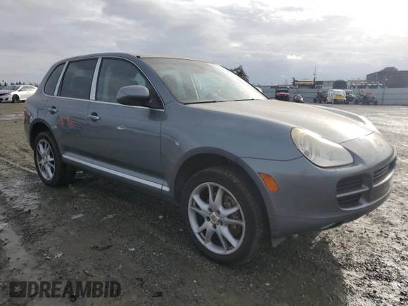 2006 Porsche Cayenne S with VIN WP1AB29P16LA66119, listed as a Copart auction lot 86866054 with 195,108 mi miles and Salvage Title. Bid and sale history available at carsss.com. Image 4.
