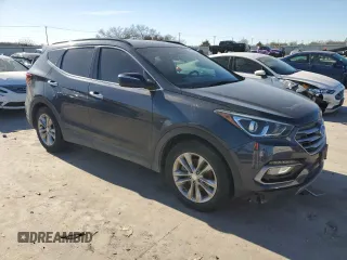 2017 Hyundai Santa Fe Sport 2.0T with VIN 5XYZU4LA8HG472038, listed as a Copart auction lot 85137054 with 95,184 mi miles and Clean Title. Bid and sale history available at carsss.com. Image 4.