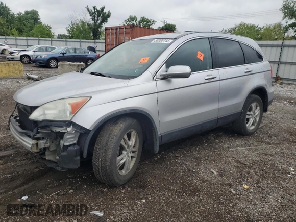 2010 Honda CR-V EX-L with VIN 5J6RE4H7XAL097414, listed as a Copart auction lot 58000745 with Not provided miles and Salvage title. Bid and sale history available at DreamBid. Image 1.