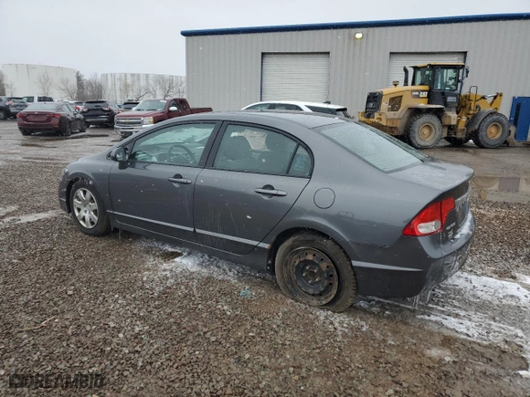 2010 Honda Civic Sdn LX with VIN 2HGFA1F50AH560941, listed as a Copart auction lot 51591825 with 131,489 mi miles and Salvage Title. Bid and sale history available at carsss.com. Image 2.