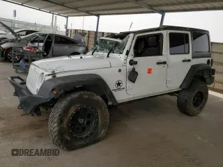 2013 Jeep Wrangler Unlimited Sport z VIN 1C4BJWDG8DL513680, wystawiony jako Copart lot #53805485 z przebiegiem 135 676 mil mil oraz Szkody całkowita. Historia ofert i sprzedaży dostępna na DreamBid. Obrazek 1.