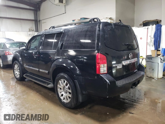 2008 Nissan Pathfinder LE with VIN 5N1BR18B98C614741, listed as a Copart auction lot 47683335 with 160,147 mi miles and Salvage Title. Bid and sale history available at carsss.com. Image 2.