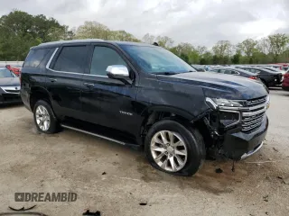 2023 Chevrolet Tahoe Premier with VIN 1GNSCSKD5PR330841, listed as a Copart auction lot 51292555 with 47,798 mi miles and Clean title. Bid and sale history available at DreamBid. Image 4.