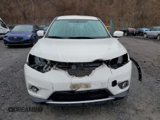 2016 Nissan Rogue SV with VIN JN8AT2MV6GW151014, listed as a Copart auction lot 51981555 with 75,968 mi miles and Salvage Title. Bid and sale history available at DreamBid. Image 5.