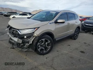 2017 Honda CR-V Touring with VIN 5J6RW2H90HL049188, listed as a Copart auction lot 86656364 with 28,498 mi miles and Salvage Title. Bid and sale history available at carsss.com. Image 1.