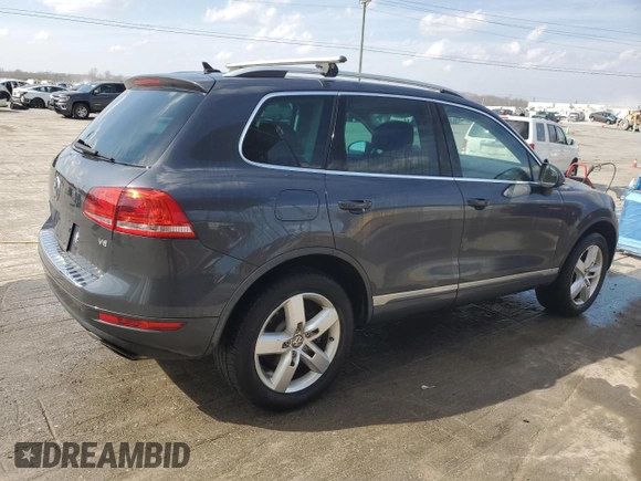 2011 Volkswagen Touareg Sport with VIN WVGFF9BPXBD005821, listed as a Copart auction lot 49391505 with 111,938 mi miles and Salvage Title. Bid and sale history available at DreamBid. Image 3.