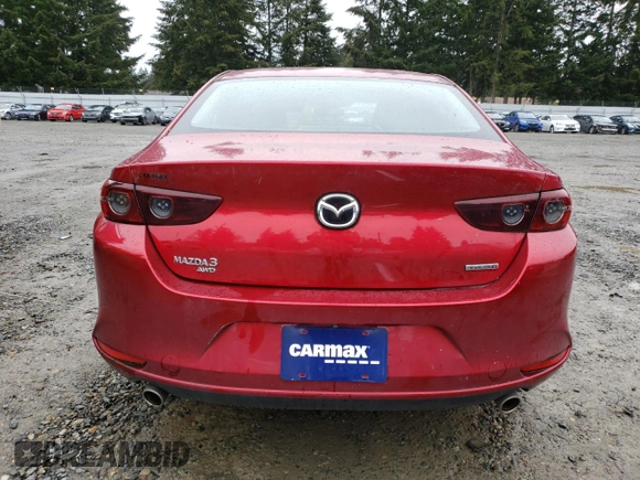 2020 Mazda 3 Select with VIN 3MZBPBCM9LM134955, listed as a Copart auction lot 45548245 with 45,761 mi miles and Salvage title. Bid and sale history available at DreamBid. Image 6.