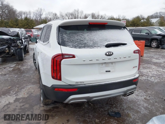 2020 Kia Telluride S with VIN 5XYP64HC4LG036632, listed as a IAAI auction lot 41734210 with 97,502 mi miles and . Bid and sale history available at carsss.com. Image 3.