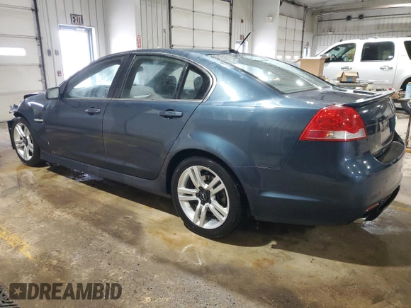 2009 Pontiac G8 with VIN 6G2ER57789L161792, listed as a Copart auction lot 43455795 with 127,236 mi miles and Salvage Title. Bid and sale history available at DreamBid. Image 2.