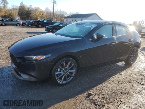 2020 Mazda 3 Preferred with VIN JM1BPBMM2L1169805, listed as a Copart auction lot 81674524 with 55,074 mi miles and Salvage title. Bid and sale history available at DreamBid. Image 1.