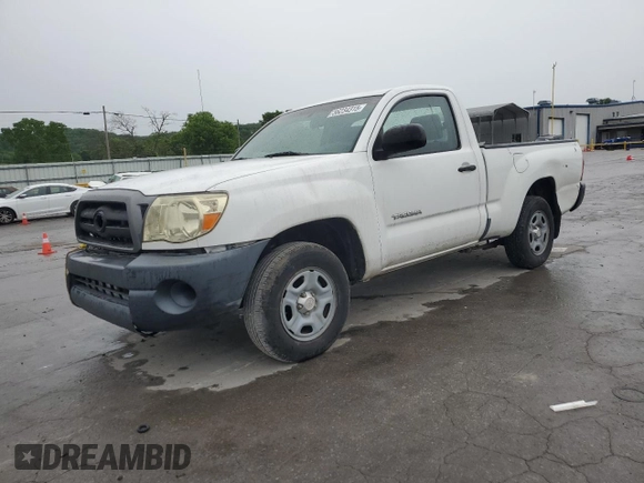 2007 Toyota Tacoma z VIN 5TENX22NX7Z381341, wystawiony jako Copart lot #56234315 z przebiegiem 172 155 mil mil oraz Czysty tytuł • Clean title. Historia ofert i sprzedaży dostępna na DreamBid. Obrazek 1.