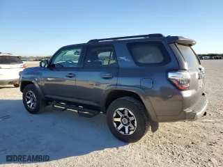 2021 Toyota 4Runner TRD Off Road with VIN JTEPU5JR3M5851632, listed as a Copart auction lot 87032204 with 38,414 mi miles and Salvage Title. Bid and sale history available at carsss.com. Image 2.