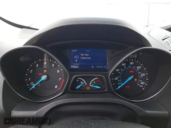 2014 Ford Escape SE with VIN 1FMCU0GX3EUB01095, listed as a Copart auction lot 51464455 with 106,731 mi miles and Salvage Title. Bid and sale history available at carsss.com. Image 9.