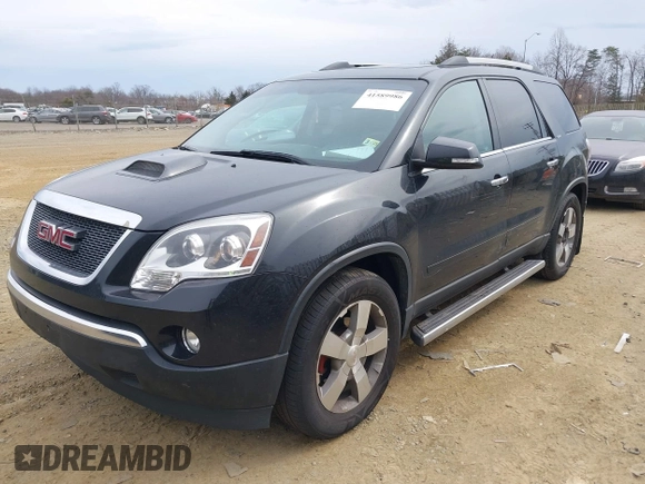 2012 GMC Acadia SLT1 with VIN 1GKKVREDXCJ251640, listed as a IAAI auction lot 41589986 with 178,580 mi miles and . Bid and sale history available at carsss.com. Image 2.