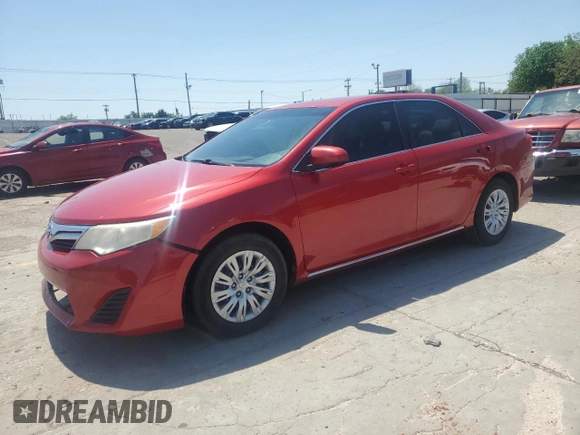 2013 Toyota Camry L with VIN 4T1BF1FK4DU703696, listed as a Copart auction lot 54385265 with 206,535 mi miles and Clean Title. Bid and sale history available at carsss.com. Image 1.