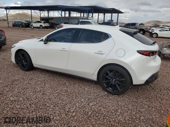 2020 Mazda 3 Premium Package with VIN JM1BPANM5L1174408, listed as a Copart auction lot 51709595 with 48,348 mi miles and Salvage Title. Bid and sale history available at carsss.com. Image 2.