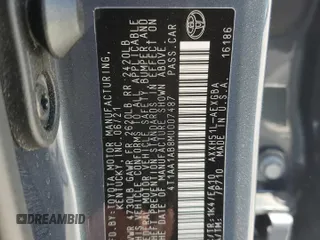 2021 Toyota Avalon Hybrid XLE z VIN 4T1AA1AB8MU007487, wystawiony jako Copart lot #57241445 z przebiegiem 63 154 mil mil oraz Nie do naprawy • Non repairable. Historia ofert i sprzedaży dostępna na DreamBid. Obrazek 12.