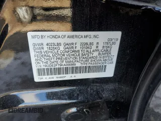 2019 Acura ILX w/Premium Pkg with VIN 19UDE2F79KA006669, listed as a Copart auction lot 41384065 with 99,271 mi miles and Salvage Title. Bid and sale history available at carsss.com. Image 14.