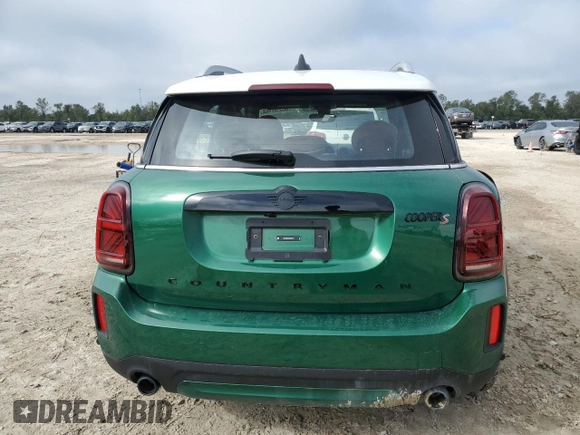 2024 MINI Countryman Cooper S with VIN WMZ53BR06R3S08133, listed as a Copart auction lot 80255164 with 6,035 mi miles and Salvage Title. Bid and sale history available at carsss.com. Image 6.