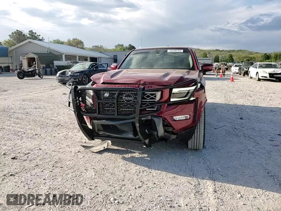 2024 Nissan Frontier SL with VIN 1N6ED1EK4RN659447, listed as a Copart auction lot 53338105 with 4,895 mi miles and Salvage title. Bid and sale history available at DreamBid. Image 10.