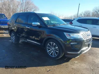 2018 Ford Explorer Platinum with VIN 1FM5K8HT7JGB07466, listed as a IAAI auction lot 41674012 with 96,780 mi miles. Bid and sale history available at carsss.com. Image 1.