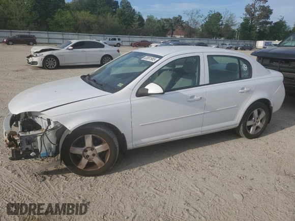 2010 Chevrolet Cobalt 1LT with VIN 1G1AD5F5XA7143399, listed as a Copart auction lot 53881985 with 121,598 mi miles and Salvage Title. Bid and sale history available at DreamBid. Image 1.