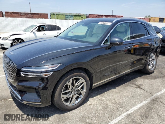 2024 Genesis GV70 2.5T with VIN 5NMMADTB3RH015771, listed as a Copart auction lot 60168085 with 9,800 mi miles and Salvage title. Bid and sale history available at DreamBid. Image 1.