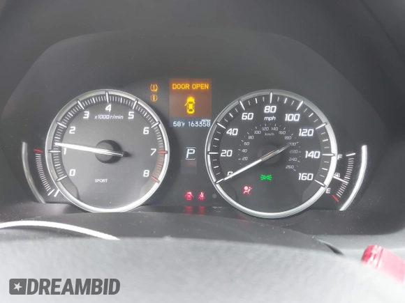 2015 Acura TLX with VIN 19UUB1F31FA004114, listed as a IAAI auction lot 42366372 with 163,358 mi miles and . Bid and sale history available at DreamBid. Image 7.