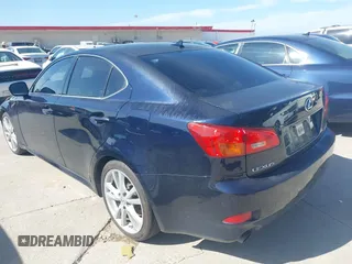 2007 Lexus IS 350 with VIN JTHBE262875013959, listed as a IAAI auction lot 42805045 with 230,765 mi miles and . Bid and sale history available at DreamBid. Image 3.