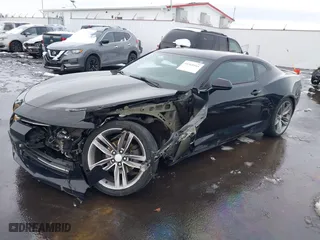 2018 Chevrolet Camaro 1LT with VIN 1G1FB1RS2J0141564, listed as a IAAI auction lot 41568944 with 97,185 mi miles. Bid and sale history available at carsss.com. Image 2.