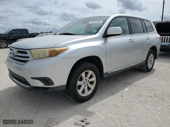 2011 Toyota Highlander with VIN 5TDZA3EH1BS015949, listed as a Copart auction lot 45540465 with 0 mi miles and Clean Title. Bid and sale history available at carsss.com. Image 1.