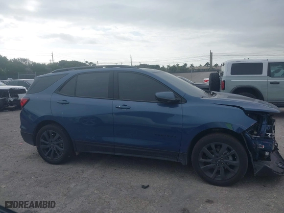 2024 Chevrolet Equinox RS with VIN 3GNAXMEG7RL169968, listed as a IAAI auction lot 41585595 with 29,468 mi miles. Bid and sale history available at carsss.com. Image 14.