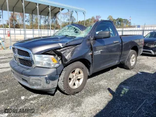 2014 Ram 1500 Tradesman with VIN 3C6JR6ATXEG143845, listed as a Copart auction lot 76970934 with 141,762 mi miles and Non Repairable. Bid and sale history available at carsss.com. Image 1.