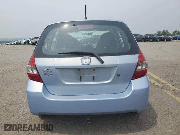 2008 Honda Fit with VIN JHMGD38478S062828, listed as a Copart auction lot 61035585 with 169,271 mi miles and Salvage title. Bid and sale history available at DreamBid. Image 6.