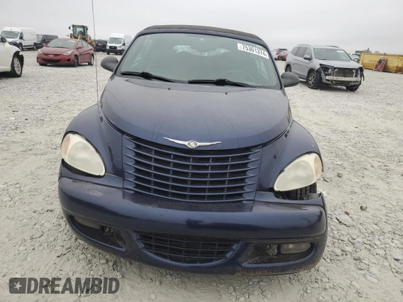 2005 Chrysler PT Cruiser Touring with VIN 3C3EY55E45T297675, listed as a Copart auction lot 75301374 with Not Provided miles and Salvage Title. Bid and sale history available at DreamBid. Image 5.