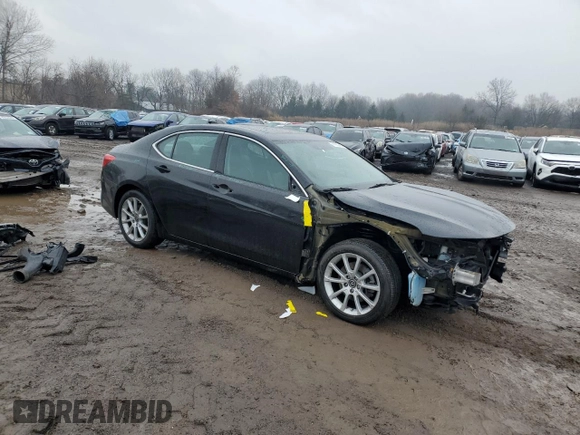 2018 Acura TLX with VIN 19UUB2F33JA005828, listed as a Copart auction lot 41852495 with 53,990 mi miles and Salvage Title. Bid and sale history available at carsss.com. Image 4.