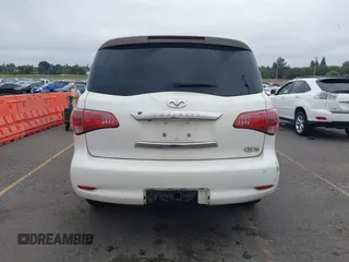 2011 Infiniti QX56 7-passenger with VIN JN8AZ2NF6B9503120, listed as a IAAI auction lot 40366429 with 197,571 mi miles and . Bid and sale history available at DreamBid. Image 16.