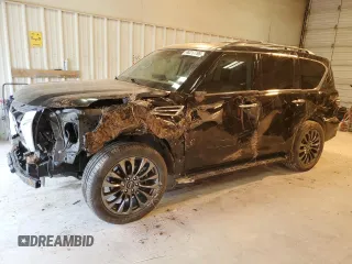 2022 Nissan Armada Platinum with VIN JN8AY2DA1N9391615, listed as a Copart auction lot 46217795 with 64,172 mi miles and Salvage Title. Bid and sale history available at DreamBid. Image 1.