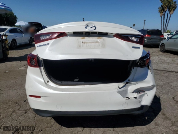 2016 Mazda Mazda3 i Touring with VIN JM1BM1V79G1286914, listed as a Copart auction lot 48819575 with 85,451 mi miles and Salvage Title. Bid and sale history available at carsss.com. Image 6.