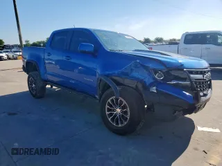 2020 Chevrolet Colorado 4WD ZR2 with VIN 1GCGTEEN6L1104160, listed as a Copart auction lot 56140705 with 70,683 mi miles and Salvage title. Bid and sale history available at DreamBid. Image 4.