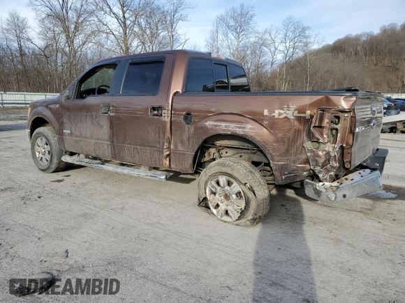 2012 Ford F-150 XL with VIN 1FTFW1ET3CFC00843, listed as a Copart auction lot 47220675 with 163,294 mi miles and Salvage Title. Bid and sale history available at carsss.com. Image 2.