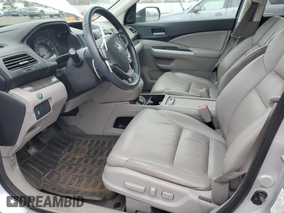 2013 Honda CR-V EX-L with VIN 2HKRM3H71DH517637, listed as a Copart auction lot 49798385 with 110,391 mi miles and Salvage Title. Bid and sale history available at DreamBid. Image 7.