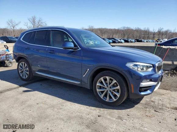 2019 BMW X3 xDrive30i with VIN 5UXTR9C51KLE21615, listed as a Copart auction lot 48917815 with 77,212 mi miles and Salvage Title. Bid and sale history available at carsss.com. Image 4.