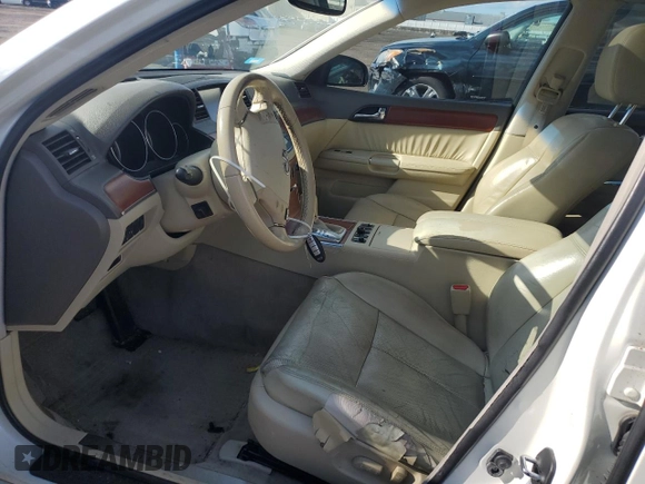 2007 Infiniti M x with VIN JNKAY01F57M460966, listed as a Copart auction lot 48557625 with 230,938 mi miles and Salvage title. Bid and sale history available at DreamBid. Image 7.