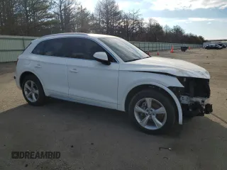 2020 Audi Q5 Premium Plus with VIN WA1BNAFY0L2058271, listed as a Copart auction lot 42160375 with 47,150 mi miles and Salvage Title. Bid and sale history available at carsss.com. Image 4.