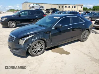 2014 Cadillac ATS Standard RWD with VIN 1G6AA5RA5E0131431, listed as a Copart auction lot 60819845 with 118,603 mi miles and Salvage title. Bid and sale history available at DreamBid. Image 1.