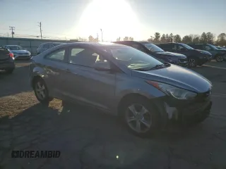2013 Hyundai Elantra Coupe GS PZEV with VIN KMHDH6AEXDU003182, listed as a Copart auction lot 80611964 with 120,996 mi miles and Salvage Title. Bid and sale history available at carsss.com. Image 4.