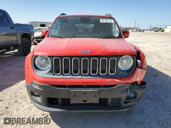 2015 Jeep Renegade Latitude with VIN ZACCJABH8FPC05359, listed as a Copart auction lot 42190115 with 77,633 mi miles and Salvage Title. Bid and sale history available at carsss.com. Image 5.