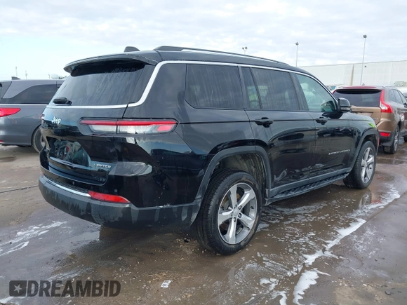 2021 Jeep Grand Cherokee Limited with VIN 1C4RJJBG3M8204030, listed as a IAAI auction lot 41146318 with 62,278 mi miles and . Bid and sale history available at DreamBid. Image 4.