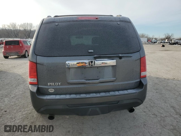 2013 Honda Pilot EX-L with VIN 5FNYF3H62DB005493, listed as a Copart auction lot 42238615 with 189,176 mi miles and Salvage title. Bid and sale history available at DreamBid. Image 6.